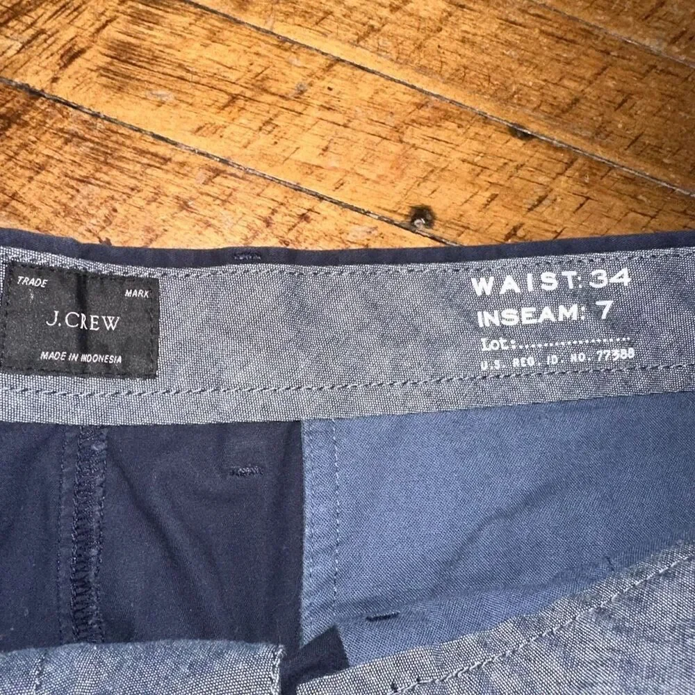 J Crew preppy flat front size 34 preppy basics shorts